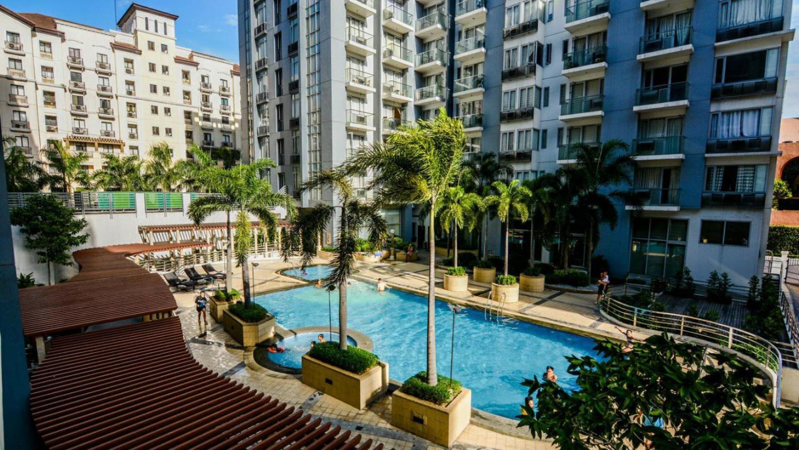 One Palm Tree Villas Condominium - Studio 10Th-O Fl With Balcony - Across Terminal 3 Airport Manila Exterior foto